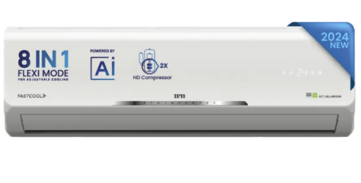 IFB AI Convertible 8-in-1 Cooling 2024 Model 1.5 Ton 5 Star Split Inverter With Heavy Duty Cooling AC - White  (CI1852D223GN1, Copper Condenser)